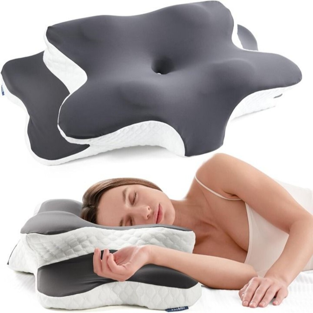 Cervical Memory Foam Pillow for Neck and Shoulder Pain Relief, 16 x 26 in